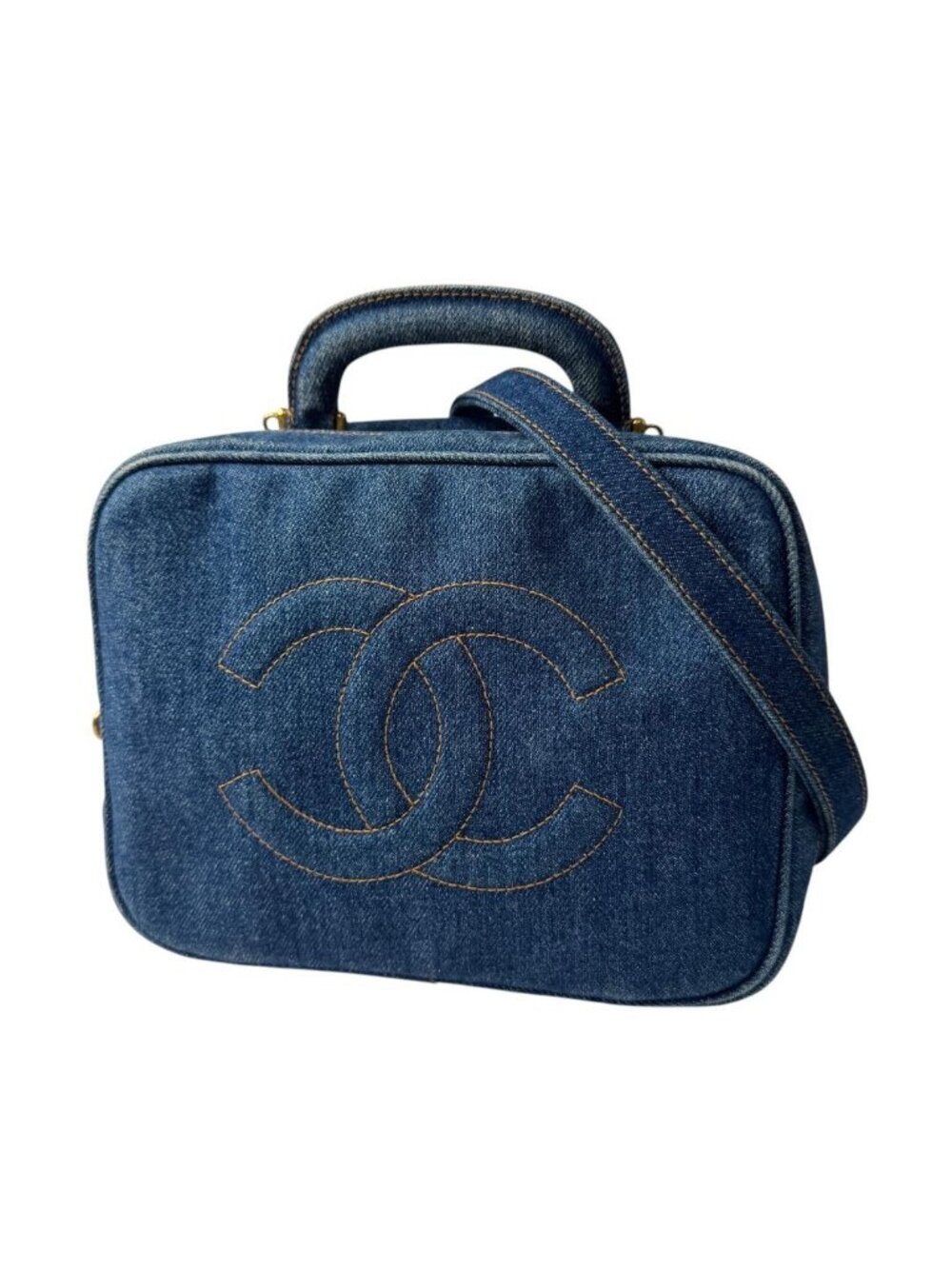 Chanel Denim Vanity Bag 2-Way